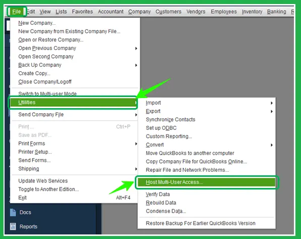 Host Multi-User Access in QuickBooks