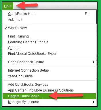 Update QuickBooks Desktop
