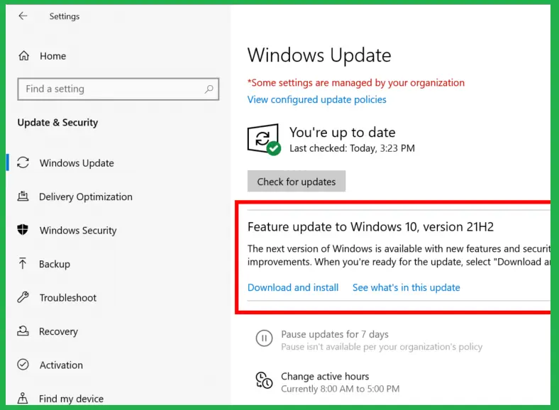 Update Windows to its Latest Release
