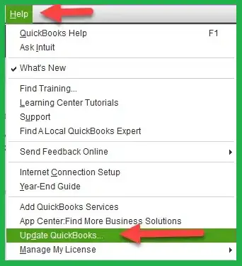 Update the QuickBooks