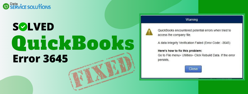 QuickBooks Error 3645