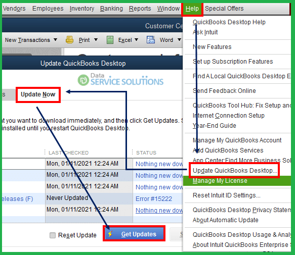 update quickbooks