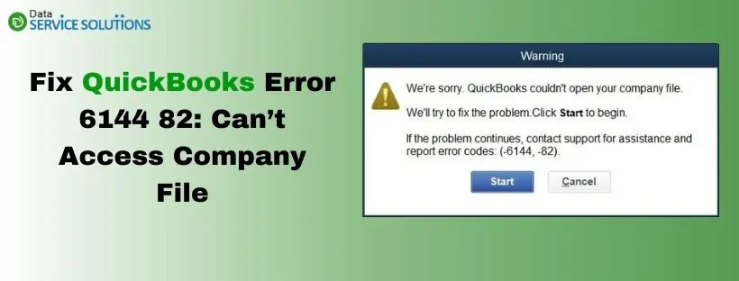 fix quickbooks error 6144 82