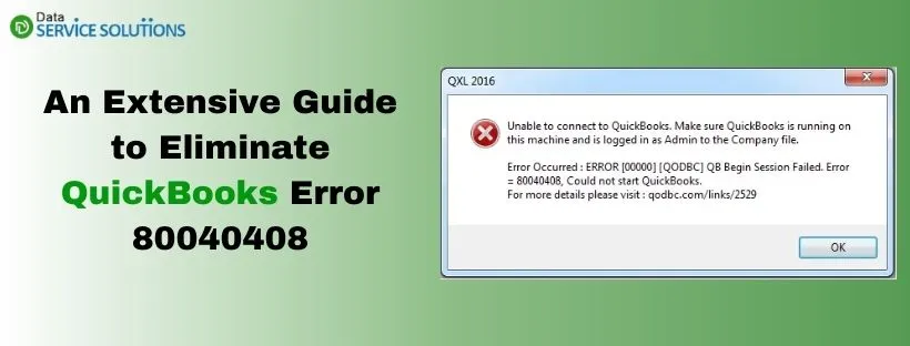 how to fix quickbooks error 80040408