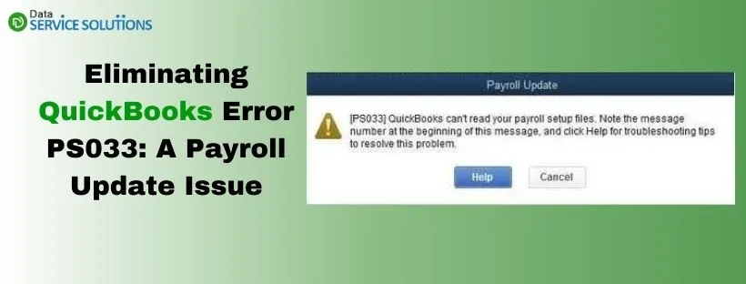 Payroll update error code PS033 in QuickBooks