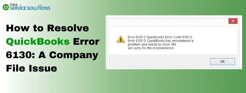 QuickBooks Error 6130