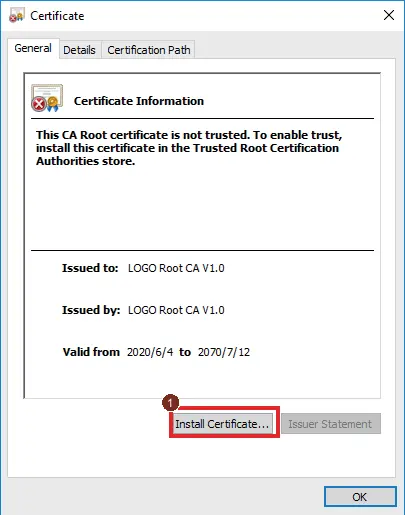 Install Certificates