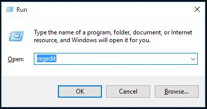 regedit
