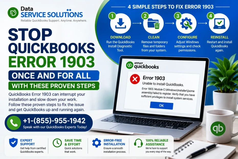 quickbooks error 1903
