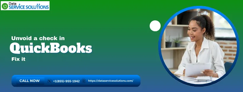 Unvoid a check in QuickBooks