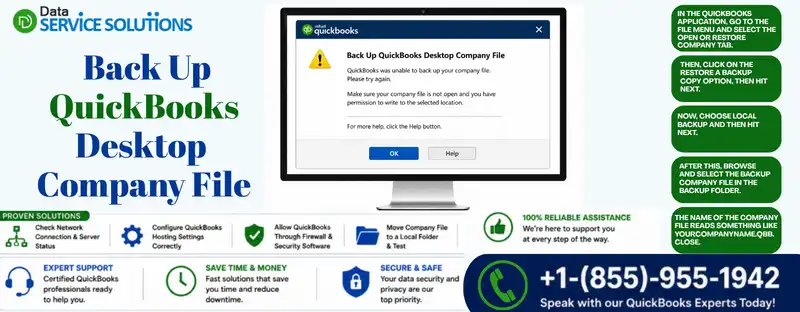 back up quickbooks desktop company file