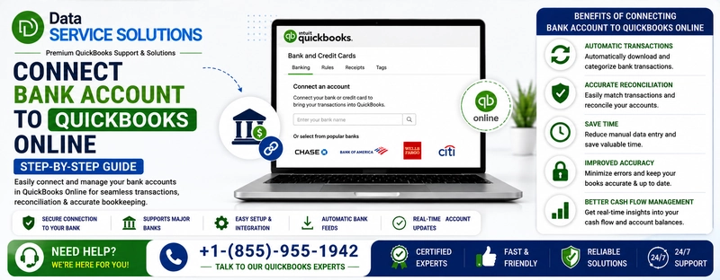 connect bank account to quickbooks online