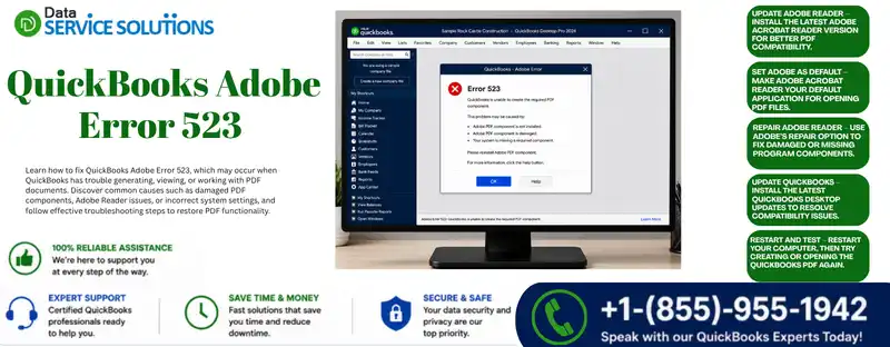 quickbooks adobe error 523