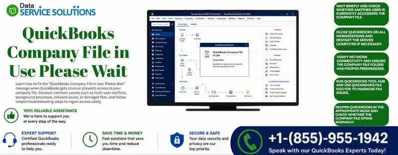 quickbooks company file in use please wait