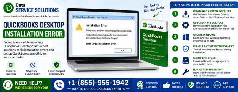 quickbooks desktop installation error