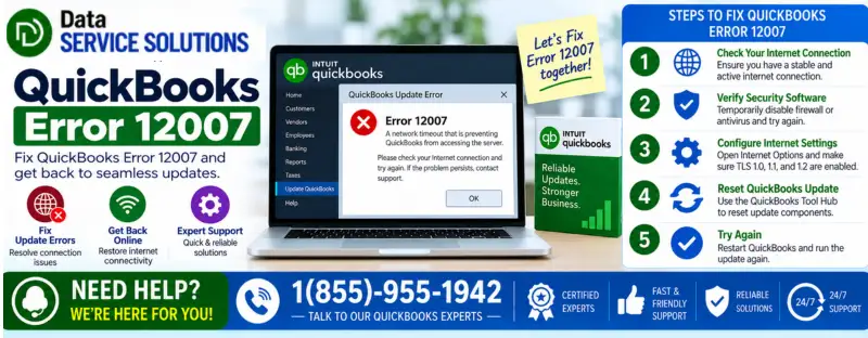 quickbooks error 12007