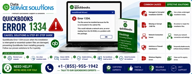 quickbooks error 1334