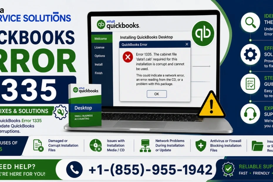 quickbooks error 1335