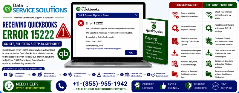 quickbooks error 15222