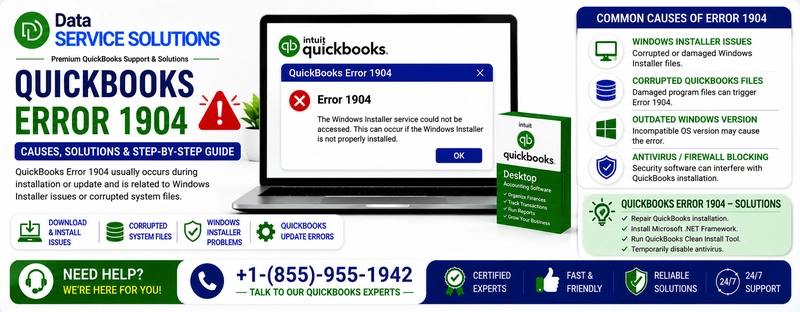 quickbooks error 1904