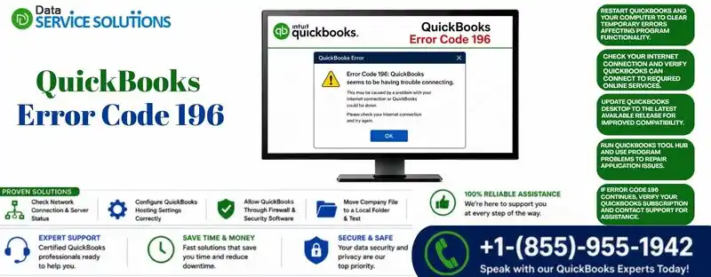 quickbooks error 196