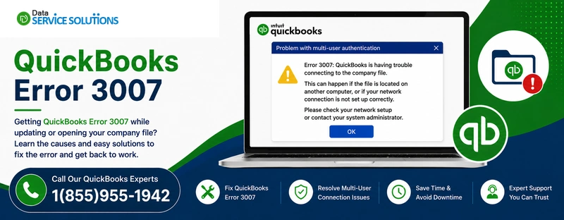 quickbooks error 3007