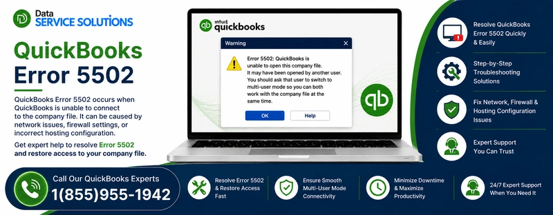 quickbooks error 5502