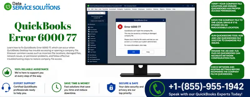quickbooks error 6000 77