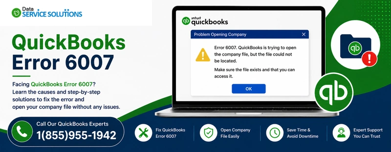 quickbooks error 6007