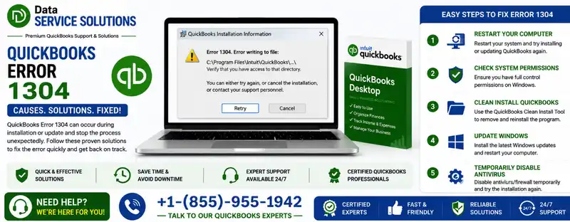 quickbooks error1304