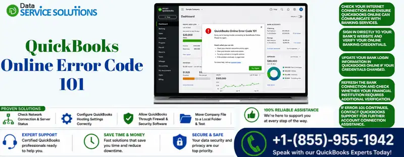 quickbooks online error code 101