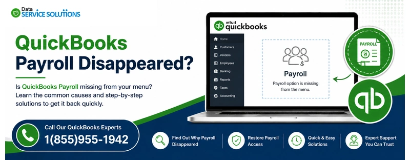 quickbooks payroll disappeared