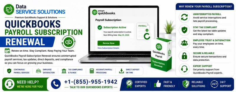 quickbooks payroll subscription renewal