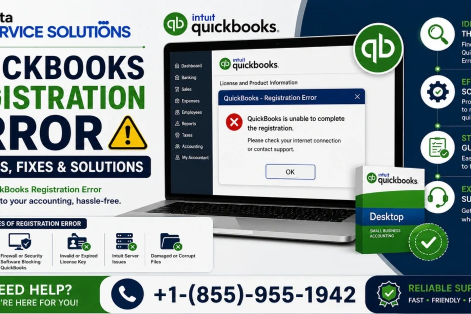 quickbooks registration error