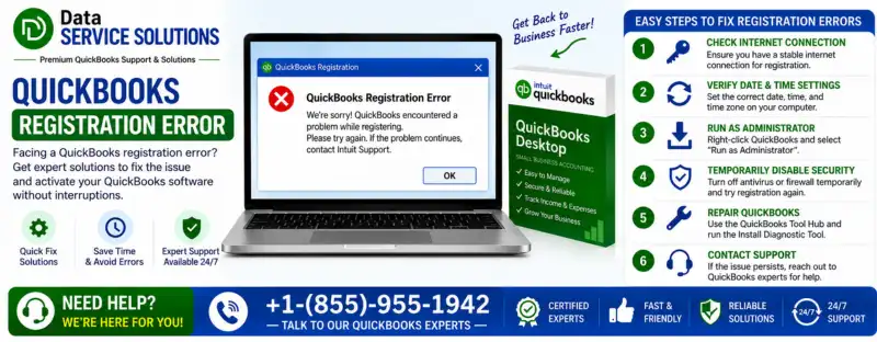 quickbooks registration error