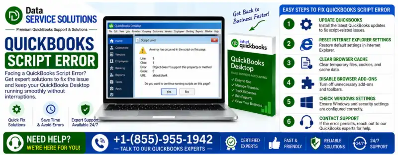 quickbooks script error