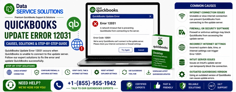 quickbooks update error 12031
