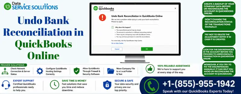 undo bank reconciliation in quickbooks online